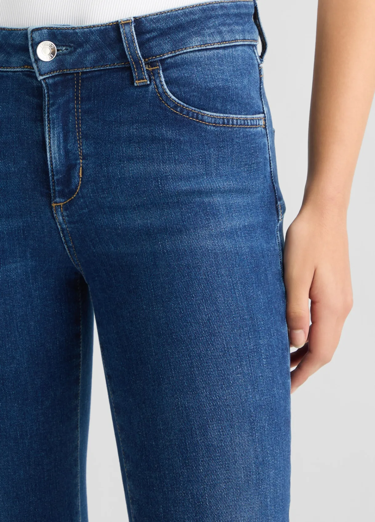 Liu Jo Jean slim foncé avec strass|Femme Jeans Skinny