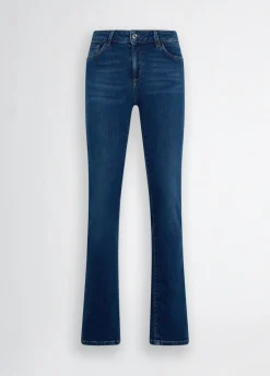Liu Jo Jean slim foncé avec strass|Femme Jeans Skinny