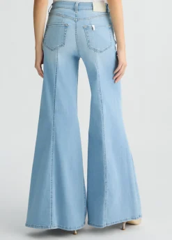 Liu Jo Jean super évasé à taille haute|Femme Jeans Patte D'Eph