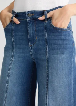 Liu Jo Jean super évasé à taille haute|Femme Jeans Patte D'Eph