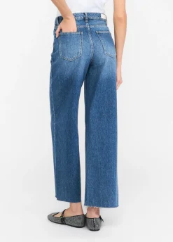 Liu Jo Jean taille basse à jambe large|Femme Jeans Patte D'Eph