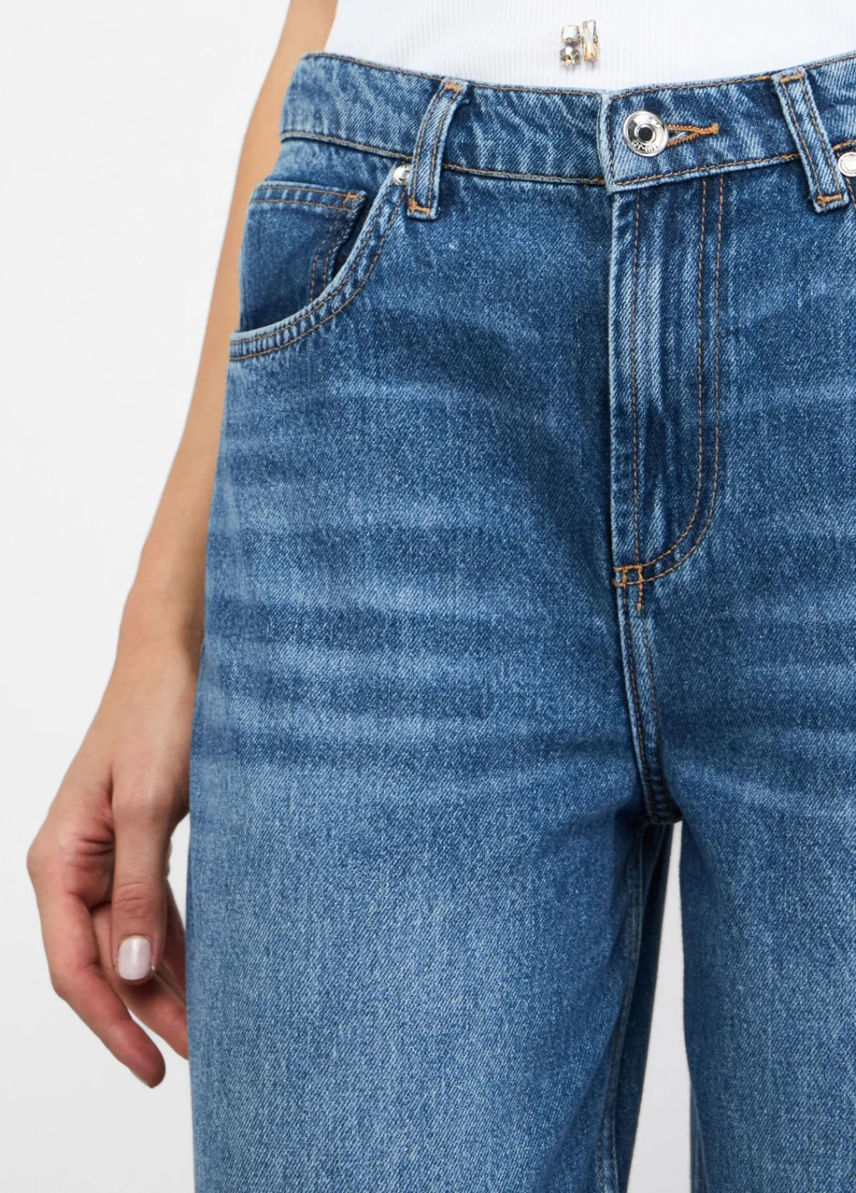Liu Jo Jean taille basse à jambe large|Femme Jeans Patte D'Eph