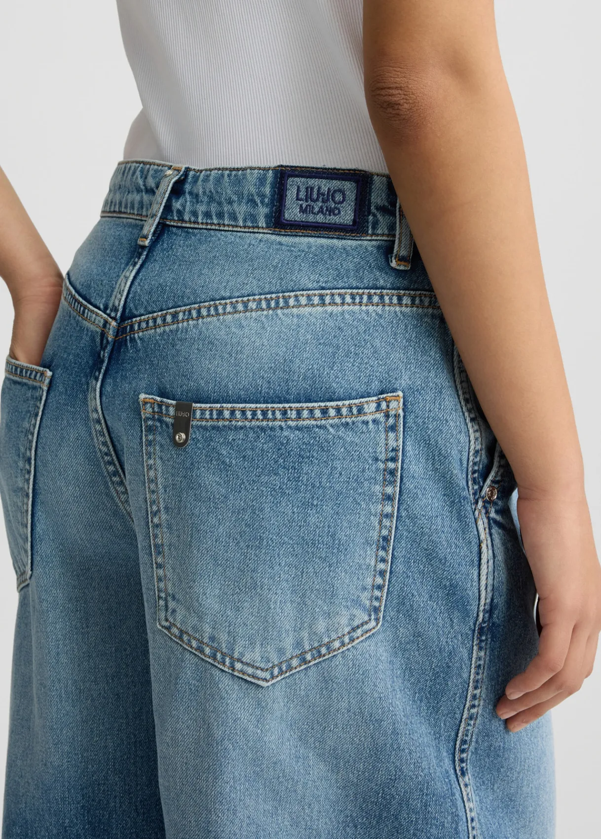 Liu Jo Jean évasé à taille haute|Femme Jeans Patte D'Eph