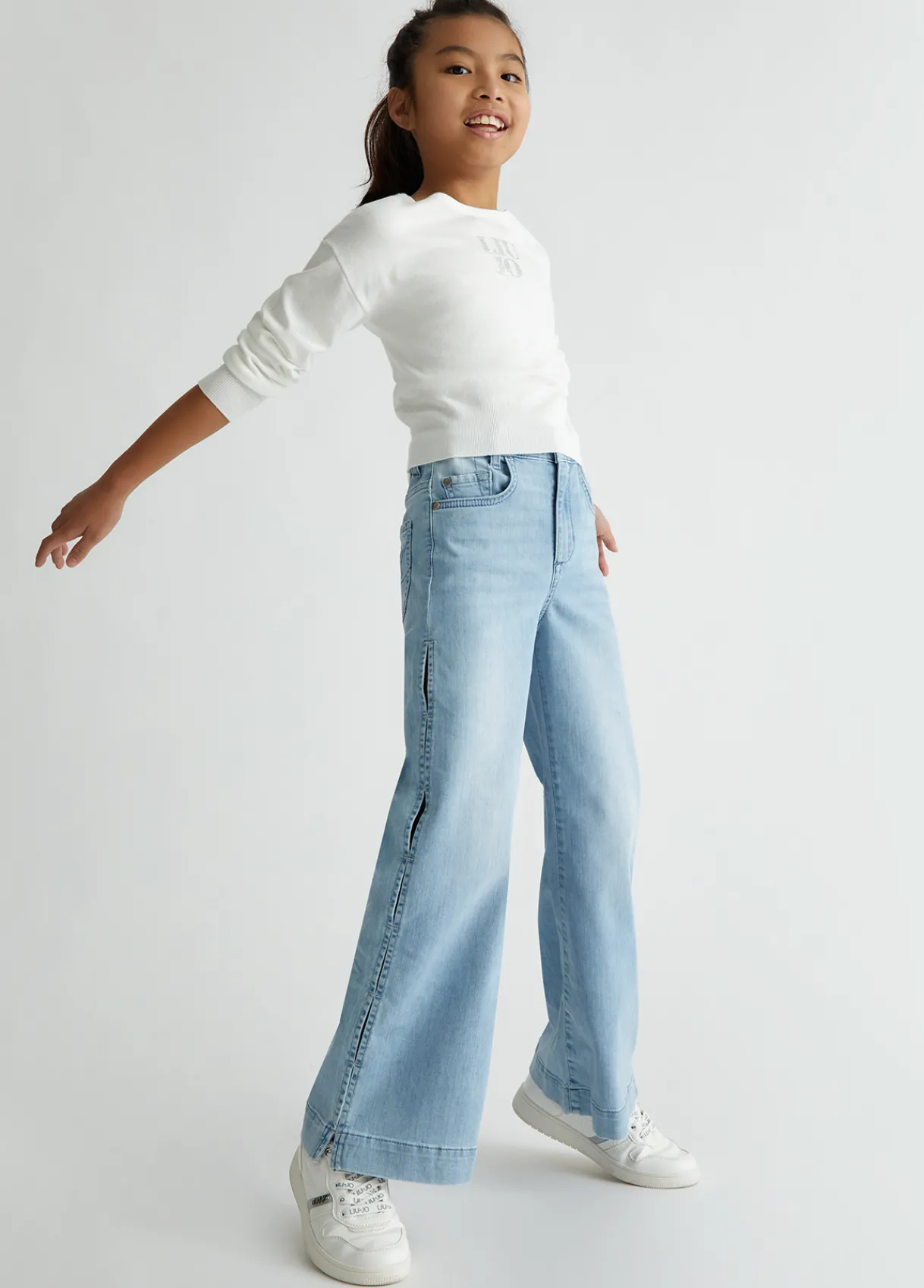 Liu Jo Jean évasé à taille haute|Enfant Pantalons & Jupes