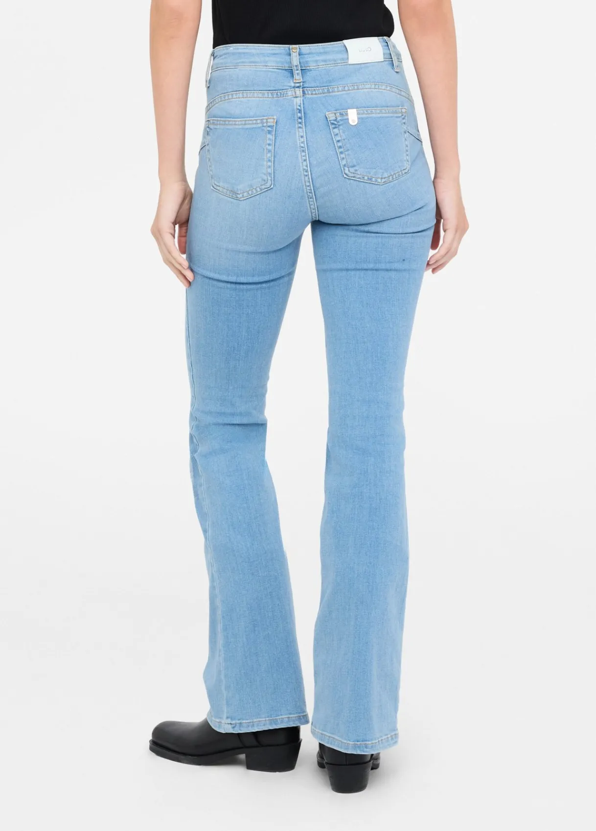 Liu Jo Jean évasé à taille haute|Femme Jeans Patte D'Eph