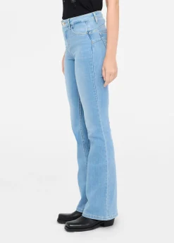 Liu Jo Jean évasé à taille haute|Femme Jeans Patte D'Eph