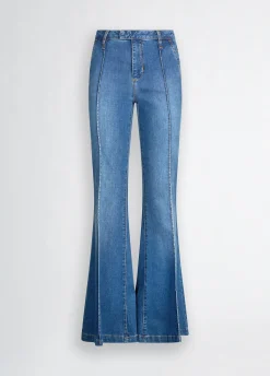 Liu Jo Jean évasé à taille haute|Femme Jeans Patte D'Eph