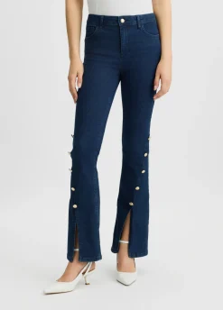 Liu Jo Jean évasé avec boutons|Femme Jeans Bootcut