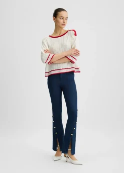 Liu Jo Jean évasé avec boutons|Femme Jeans Bootcut