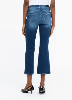 Liu Jo Jean évasé avec boutons bijoux|Femme Jeans Skinny