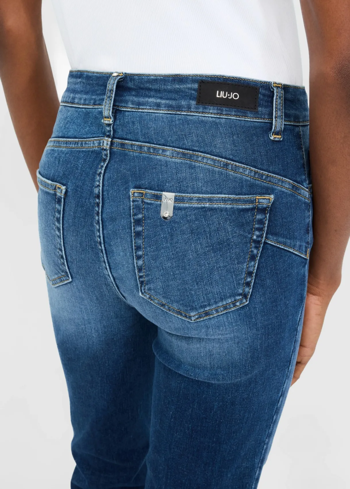 Liu Jo Jean évasé avec boutons bijoux|Femme Jeans Skinny