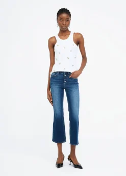 Liu Jo Jean évasé avec boutons bijoux|Femme Jeans Skinny
