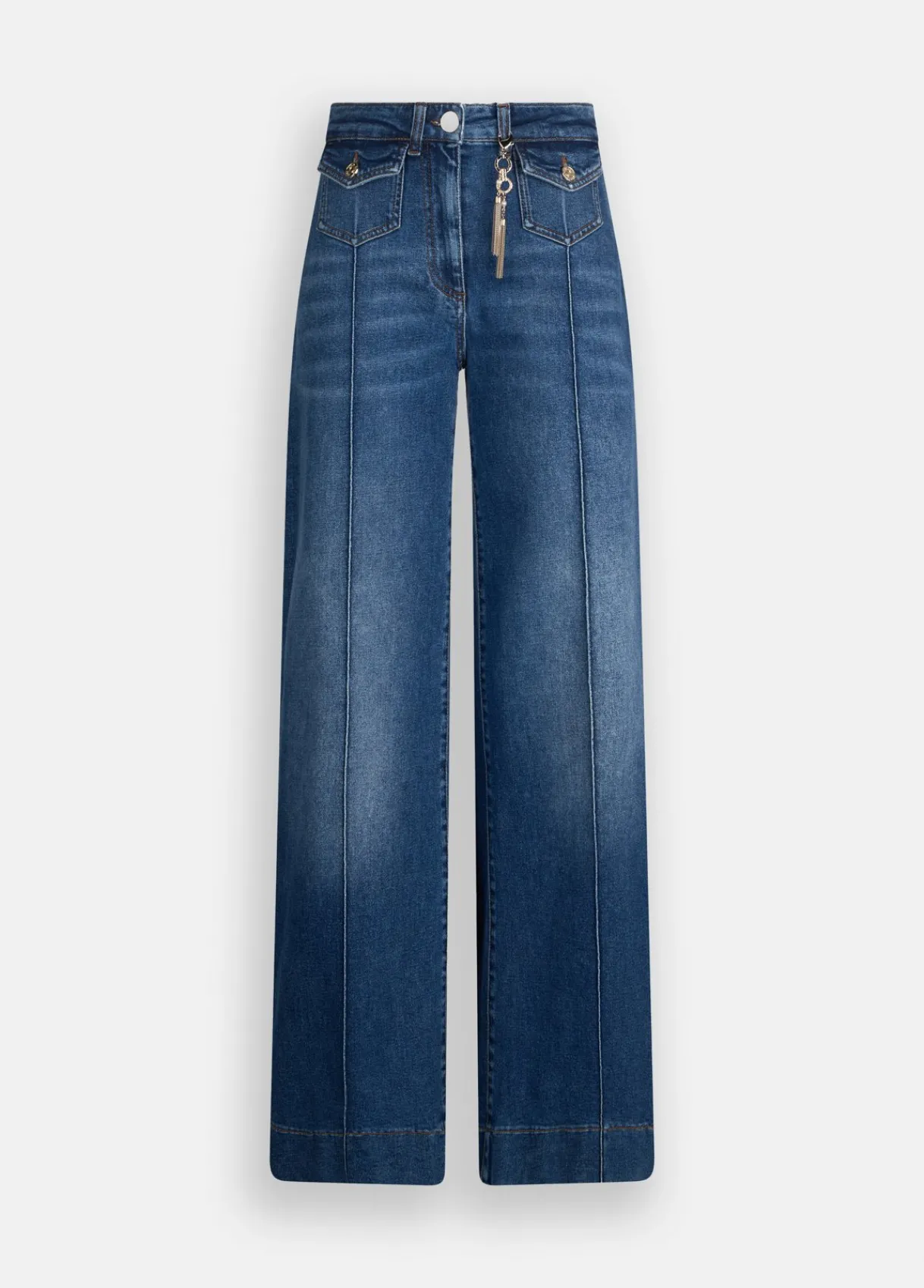 Liu Jo Jean évasé avec breloque bijou|Femme Jeans Patte D'Eph