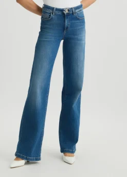 Liu Jo Jean évasé avec ceinture|Femme Jeans Patte D'Eph