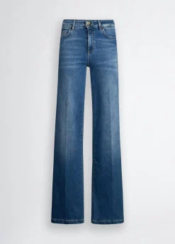 Liu Jo Jean évasé avec ceinture|Femme Jeans Patte D'Eph