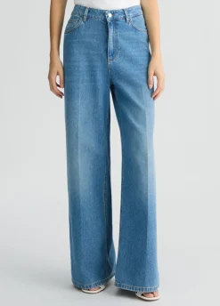Liu Jo Jean évasé avec poches en crochet|Femme Jeans Patte D'Eph