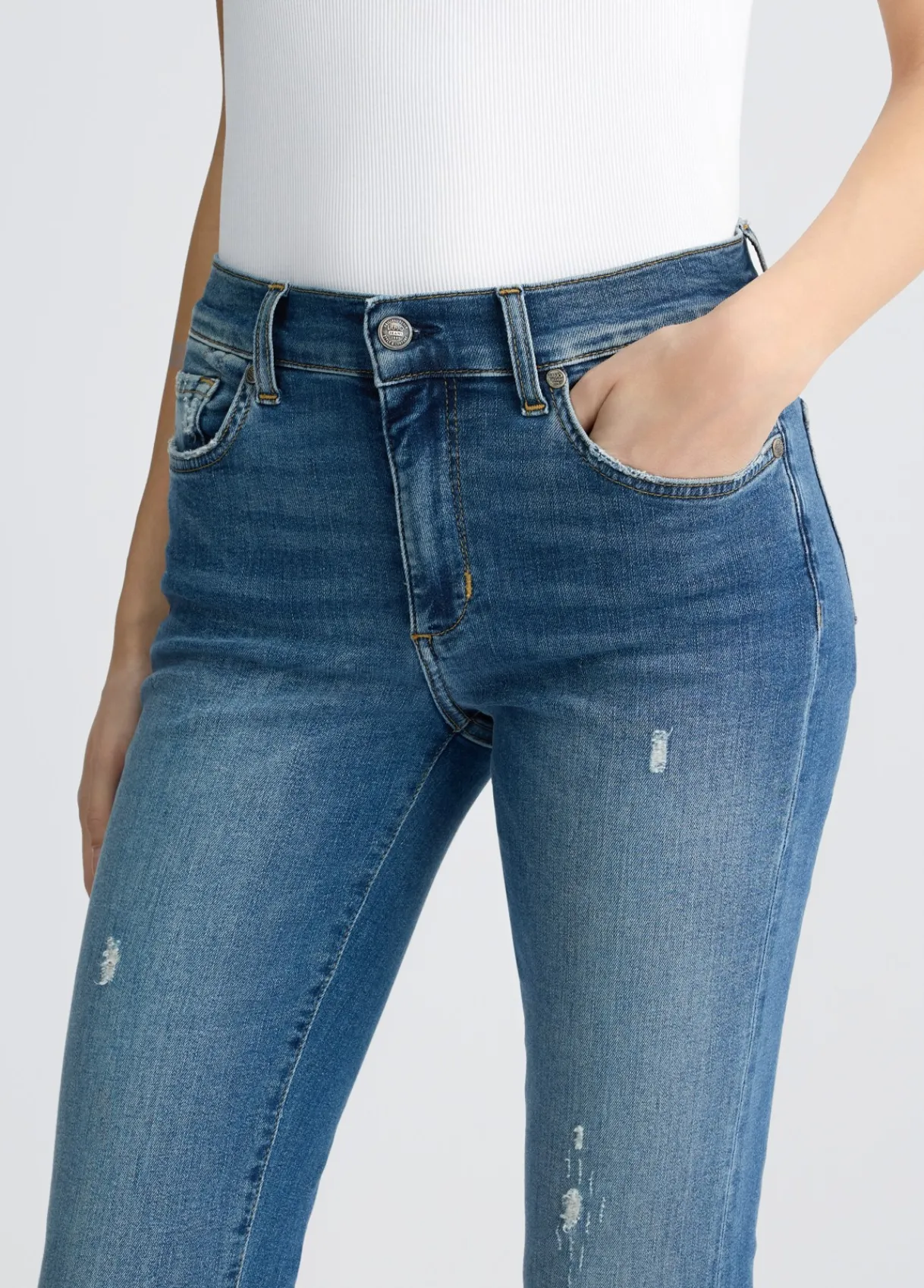 Liu Jo Jean évasé avec strass|Femme Jeans Droit