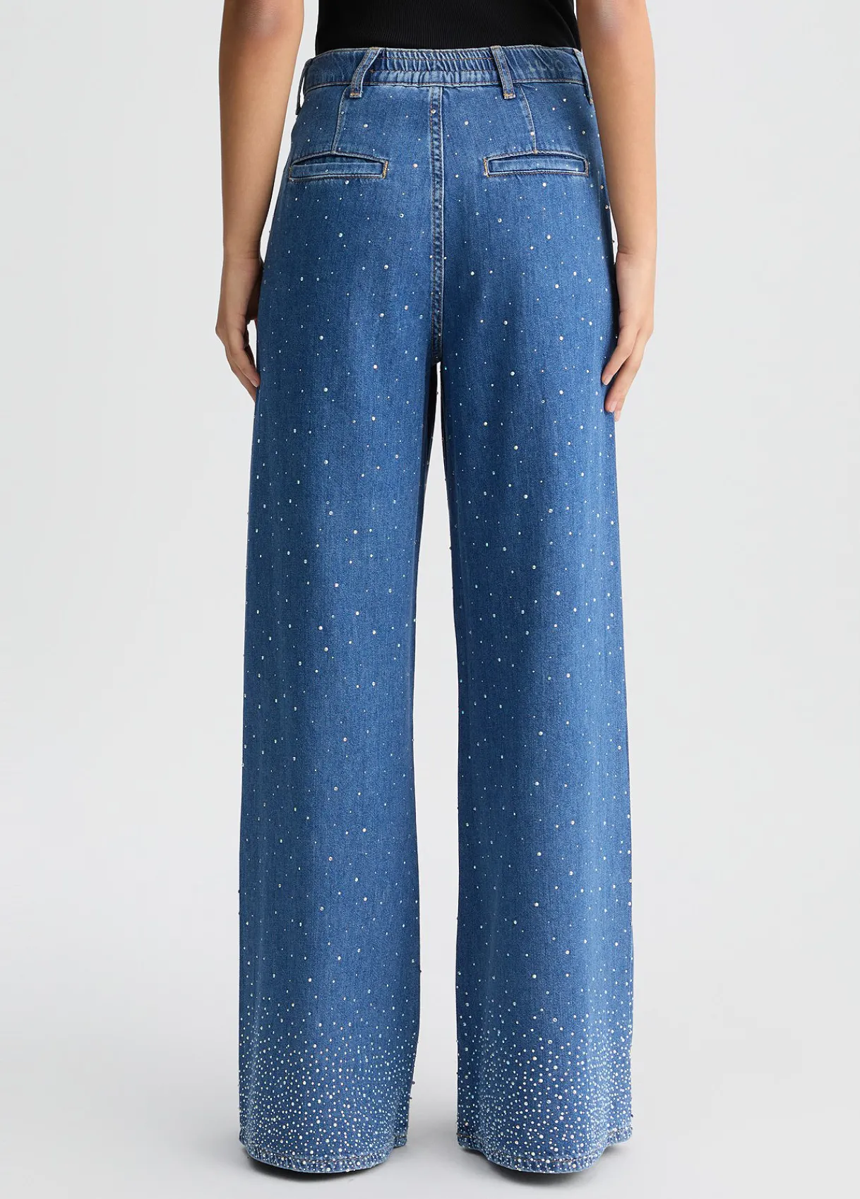 Liu Jo Jean évasé avec strass|Femme Jeans Patte D'Eph