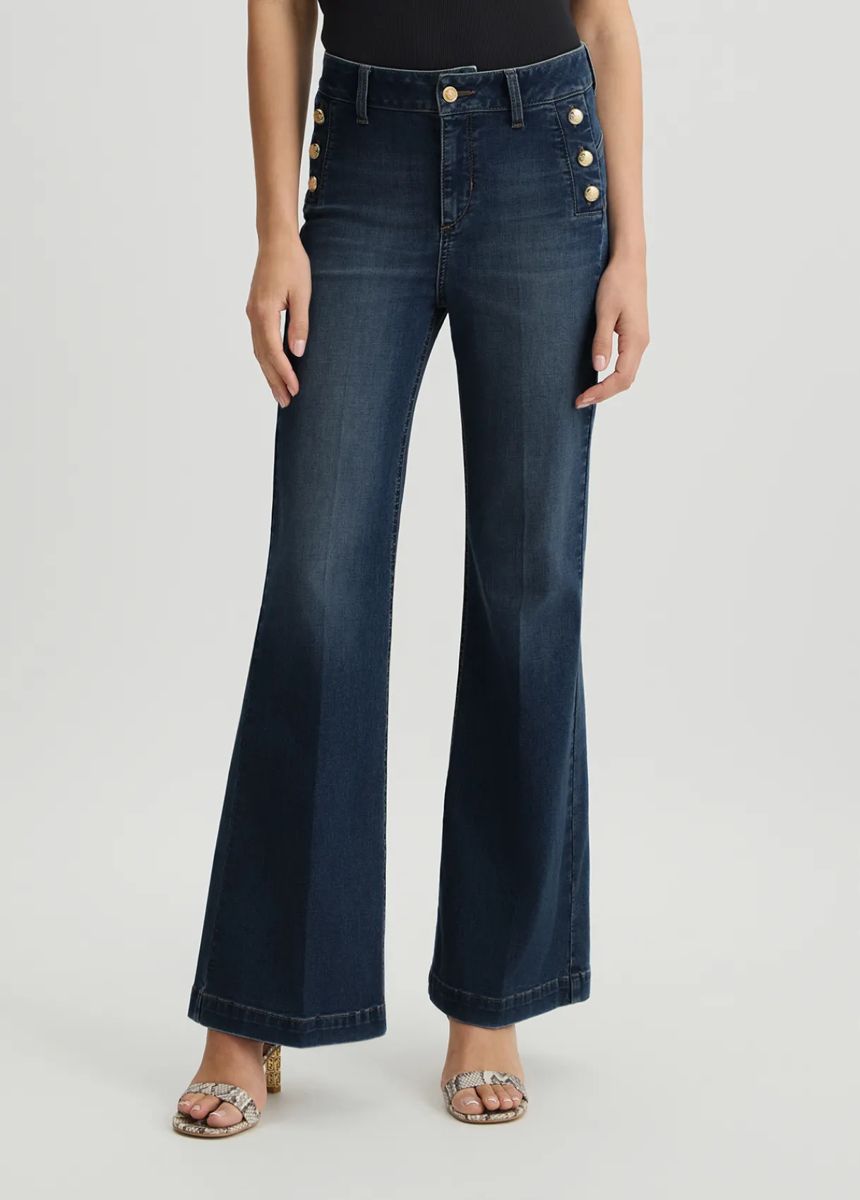 Liu Jo Jean évasé bottom up|Femme Jeans Patte D'Eph