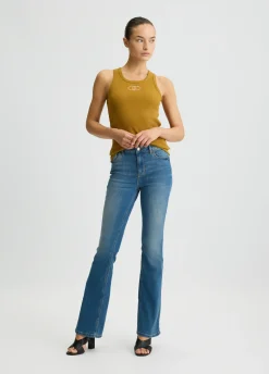 Liu Jo Jean évasé bottom up|Femme Jeans Patte D'Eph