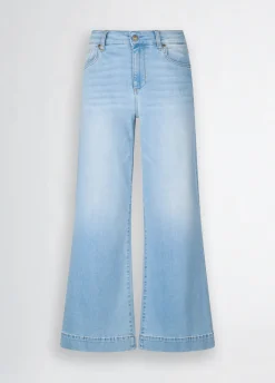 Liu Jo Jean évasé court|Femme Jeans Patte D'Eph