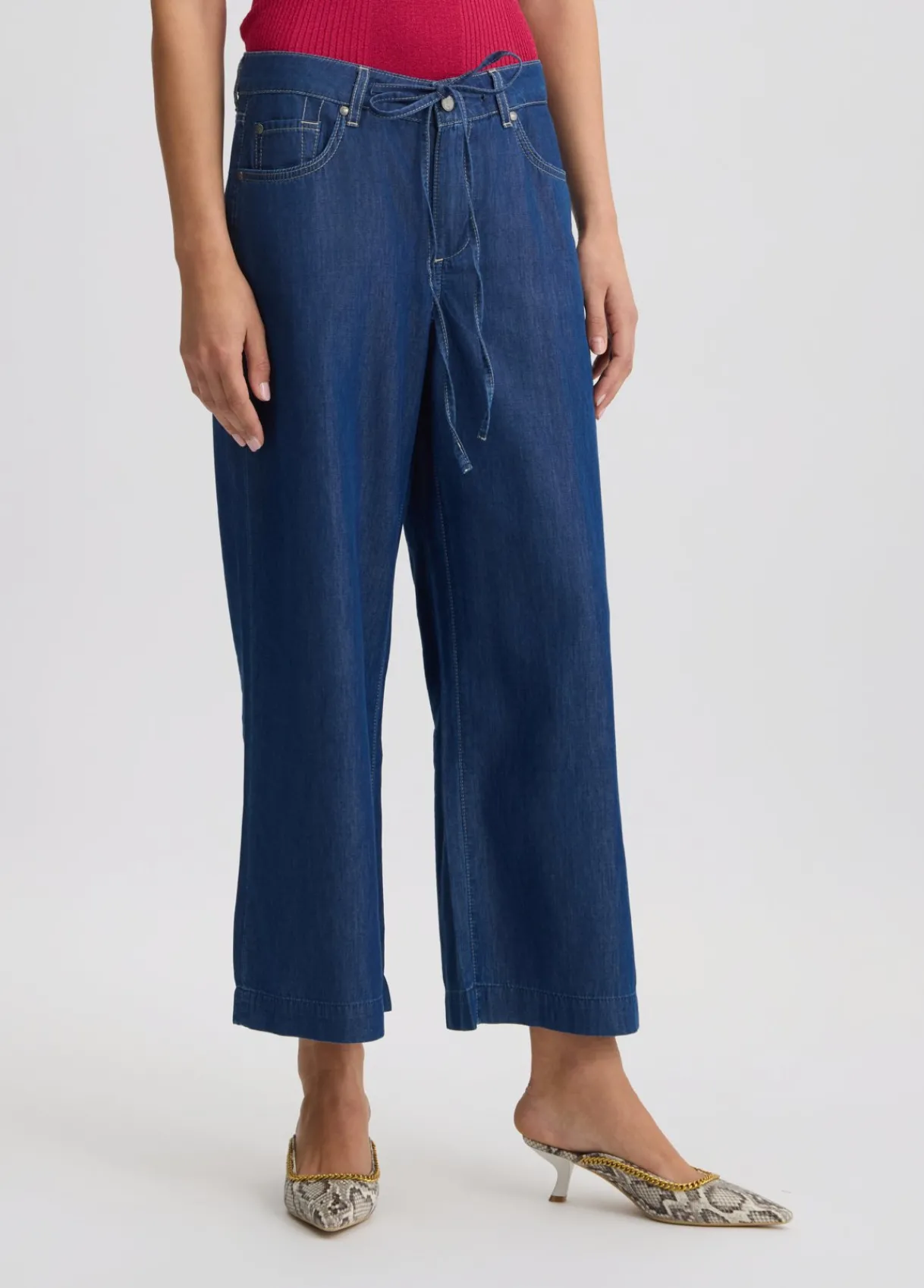 Liu Jo Jean évasé court|Femme Jeans Patte D'Eph