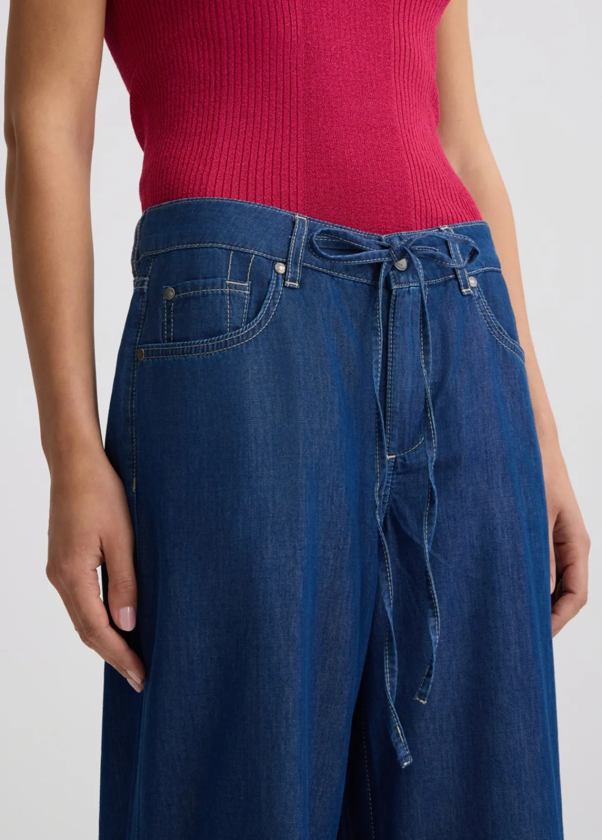 Liu Jo Jean évasé court|Femme Jeans Patte D'Eph