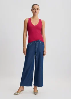 Liu Jo Jean évasé court|Femme Jeans Patte D'Eph