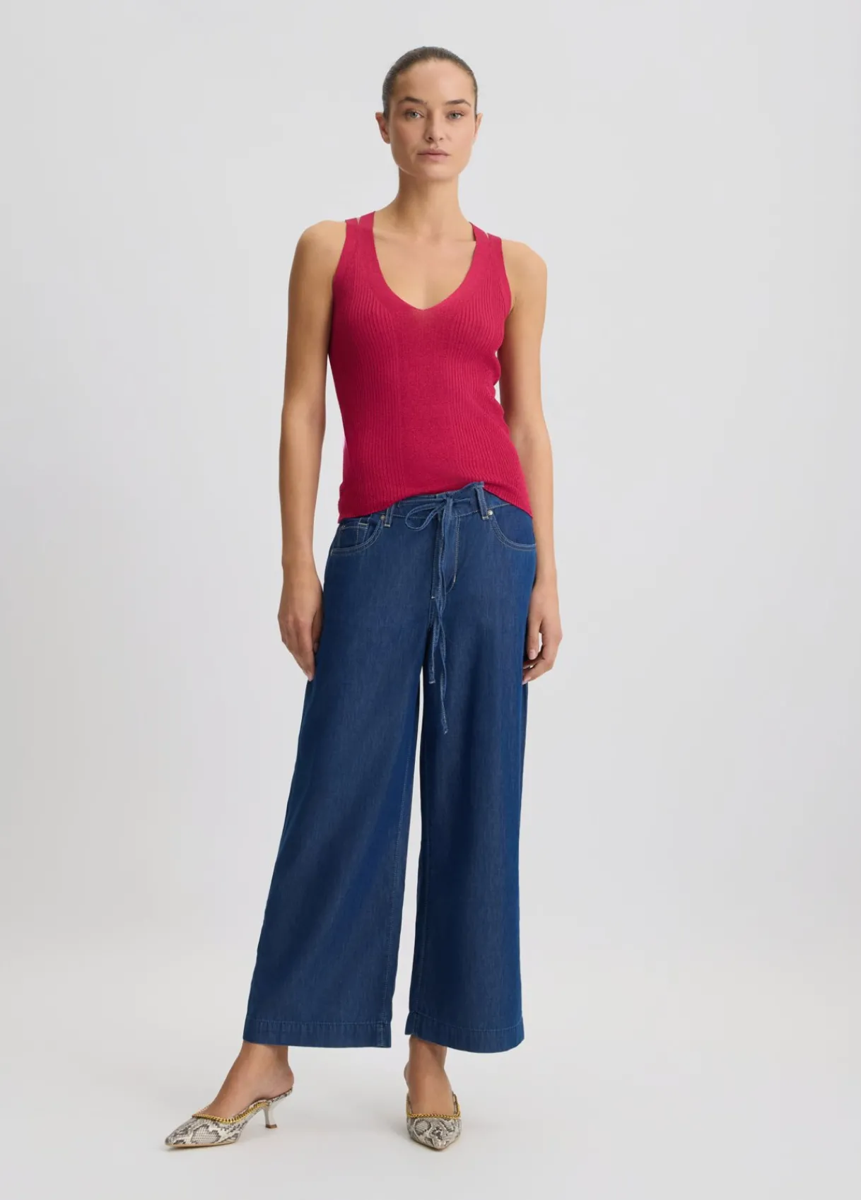 Liu Jo Jean évasé court|Femme Jeans Patte D'Eph