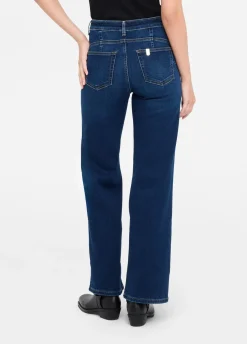 Liu Jo Jean évasé cropped avec ceinture|Femme Jeans Droit
