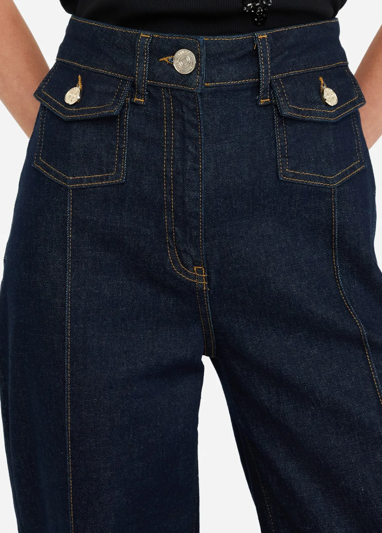 Liu Jo Jean évasé en coton|Femme Jeans Patte D'Eph