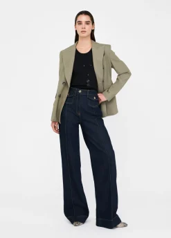 Liu Jo Jean évasé en coton|Femme Jeans Patte D'Eph