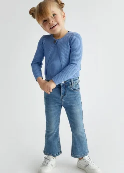 Liu Jo Jean évasé en coton|Enfant Pantalons & Jupes