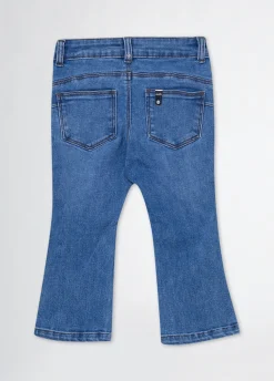Liu Jo Jean évasé en coton|Enfant Pantalons & Jupes