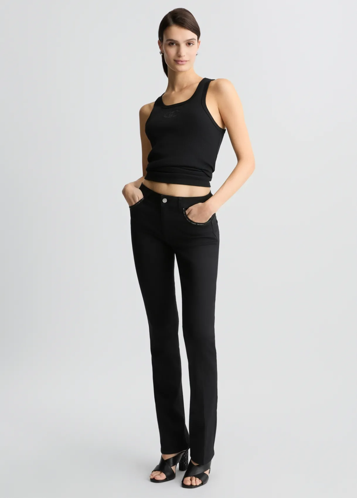 Liu Jo Jeans bootcut avec strass|Femme Jeans Bootcut
