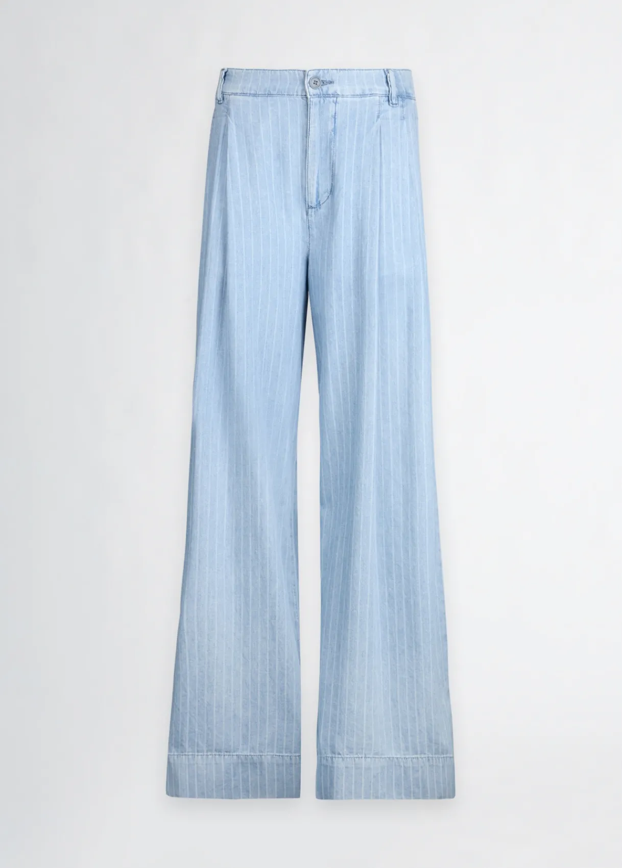 Liu Jo Jeans en denim à rayures craie|Femme Jeans Droit|Tailleurs
