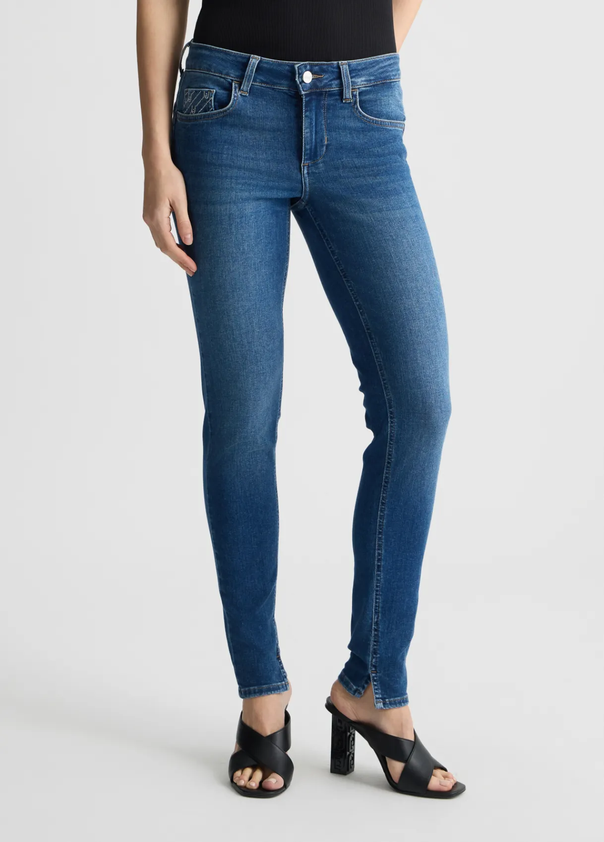 Liu Jo Jeans skinny bottom up|Femme Jeans Skinny