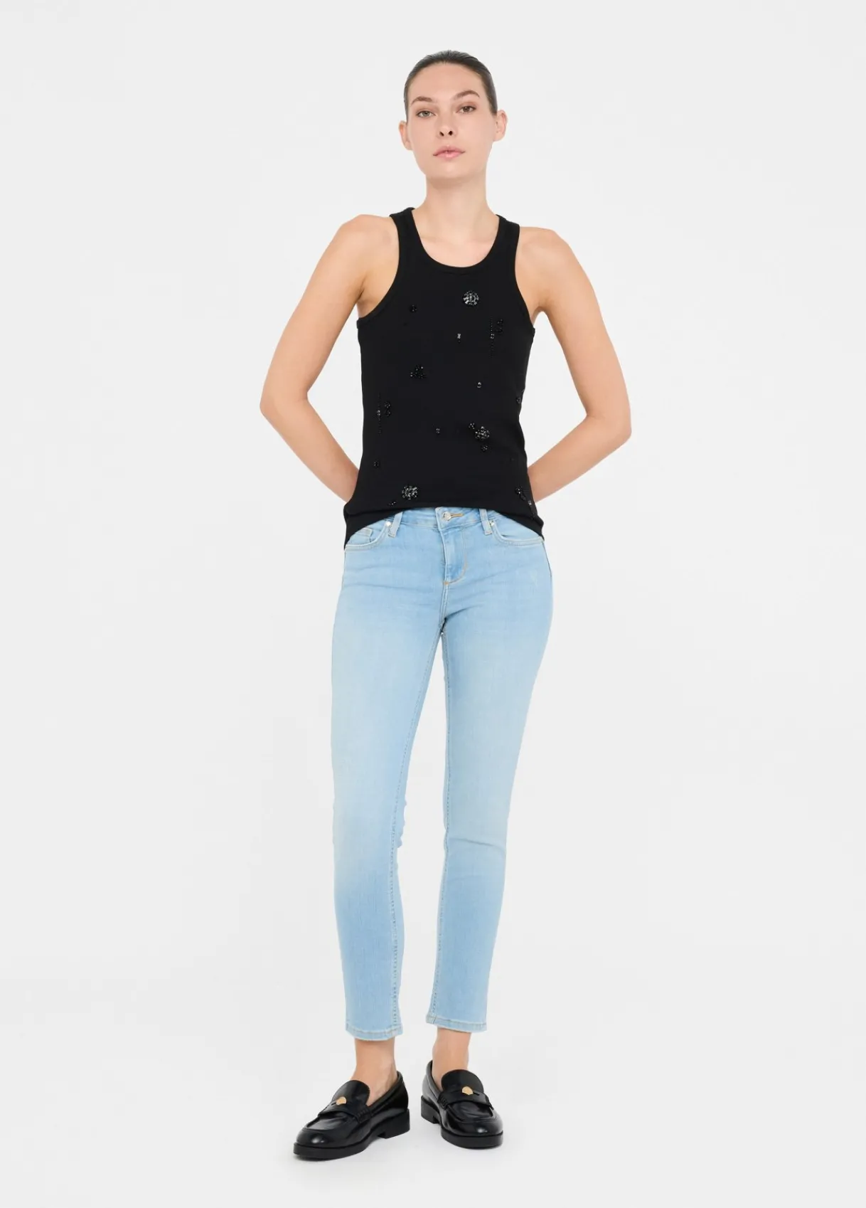 Liu Jo Jeans skinny bottom up|Femme Jeans Skinny