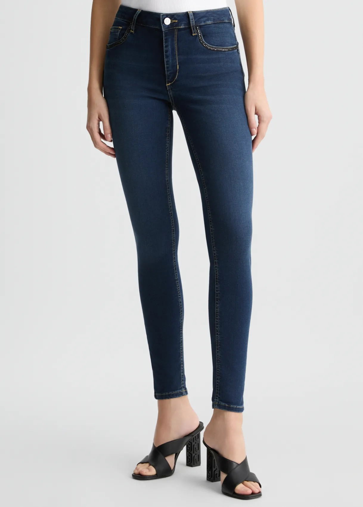Liu Jo Jeans skinny bottom up|Femme Jeans Skinny