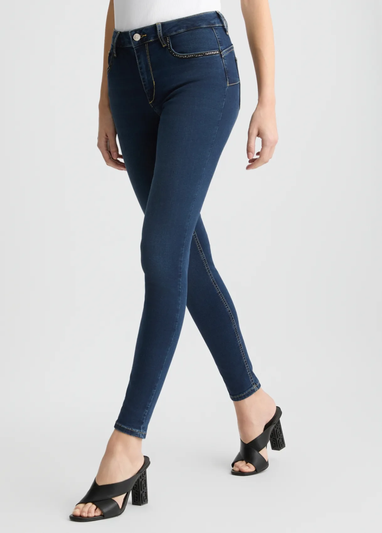 Liu Jo Jeans skinny bottom up|Femme Jeans Skinny