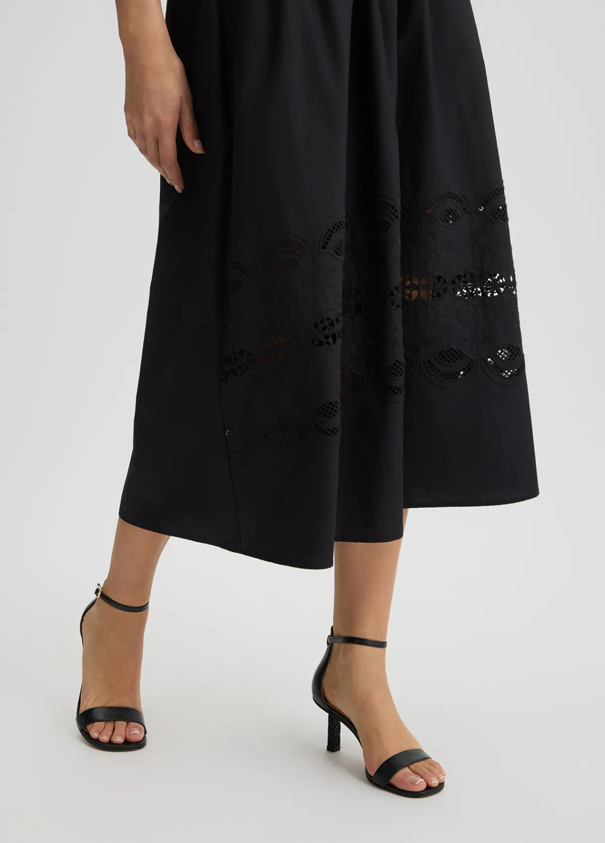 Liu Jo Jupe en coton avec broderies|Femme Jupes