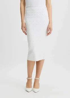 Liu Jo Jupe en maille avec clous|Femme Jupes