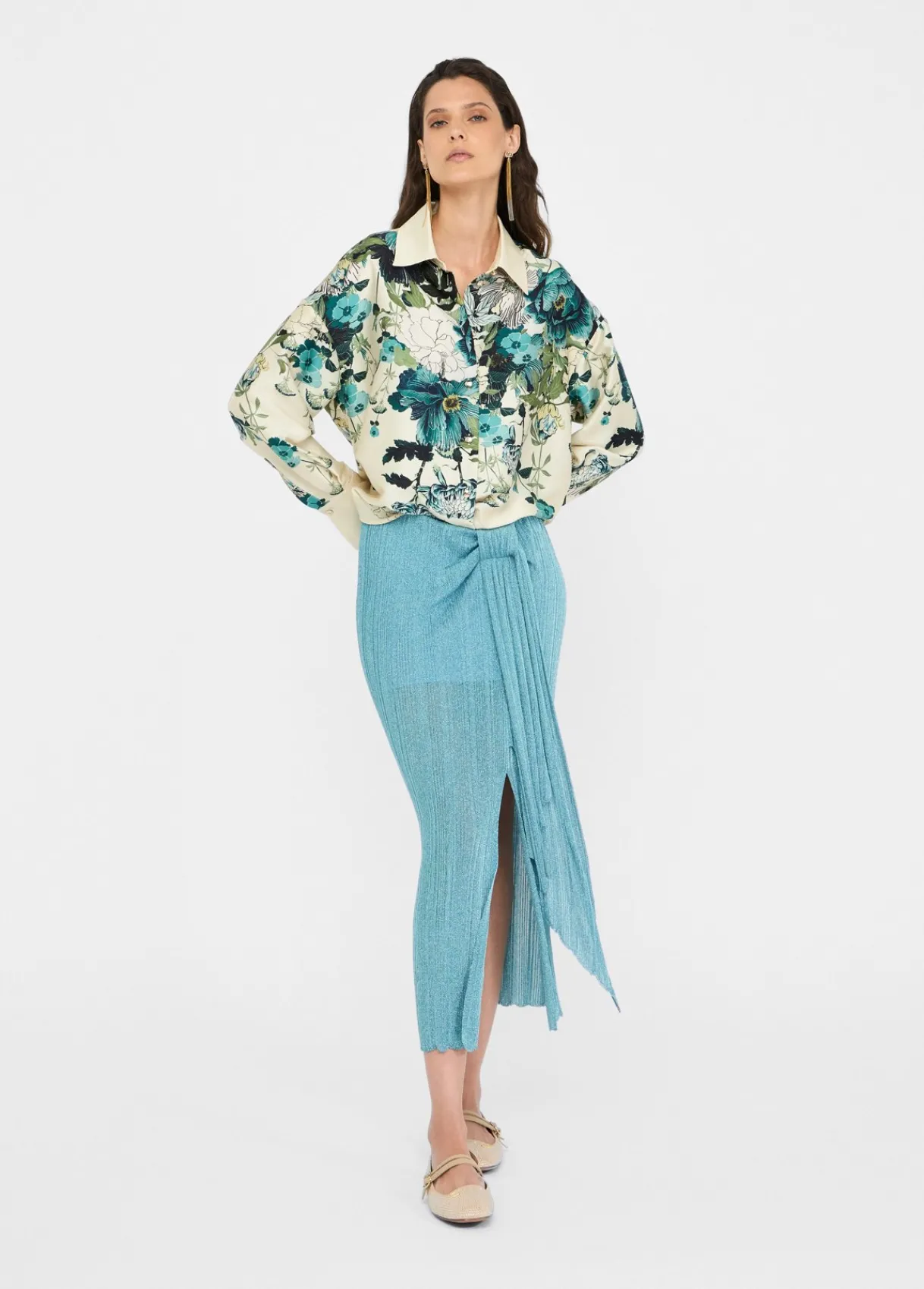 Liu Jo Jupe en maille Lurex®|Femme Jupes|Mailles