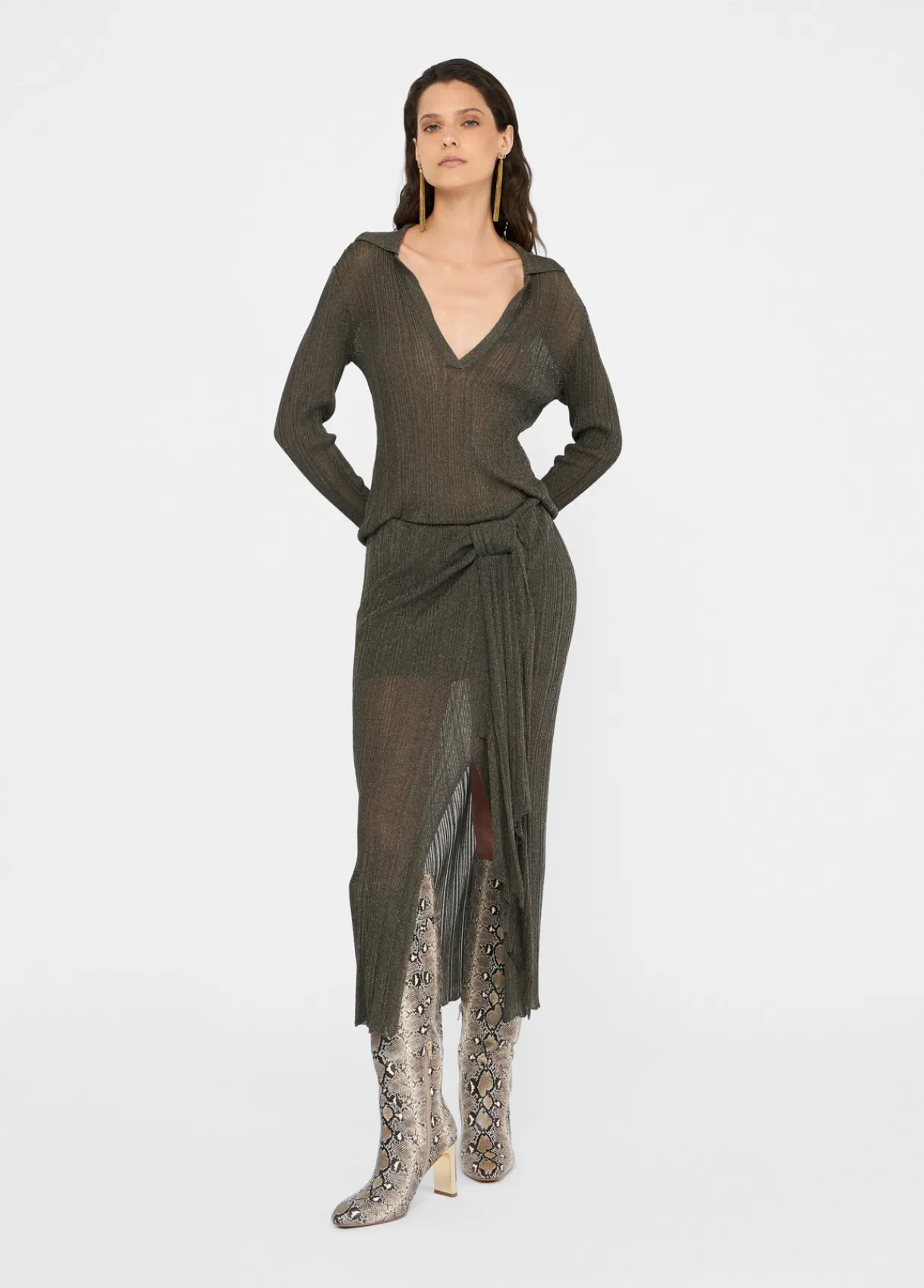 Liu Jo Jupe en maille Lurex®|Femme Jupes|Mailles