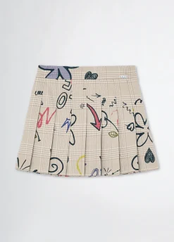 Liu Jo Jupe en prince-de-galles à imprimé|Enfant Vestes Et Manteaux