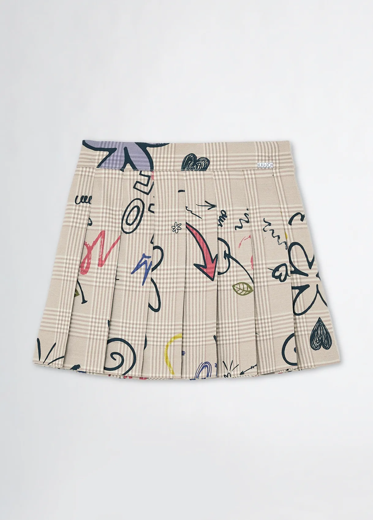Liu Jo Jupe en prince-de-galles à imprimé|Enfant Vestes Et Manteaux
