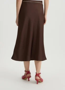 Liu Jo Jupe en satin avec ceinture|Femme Jupes|Cérémonie