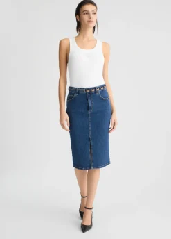 Liu Jo Jupe en toile denim|Femme Jupes