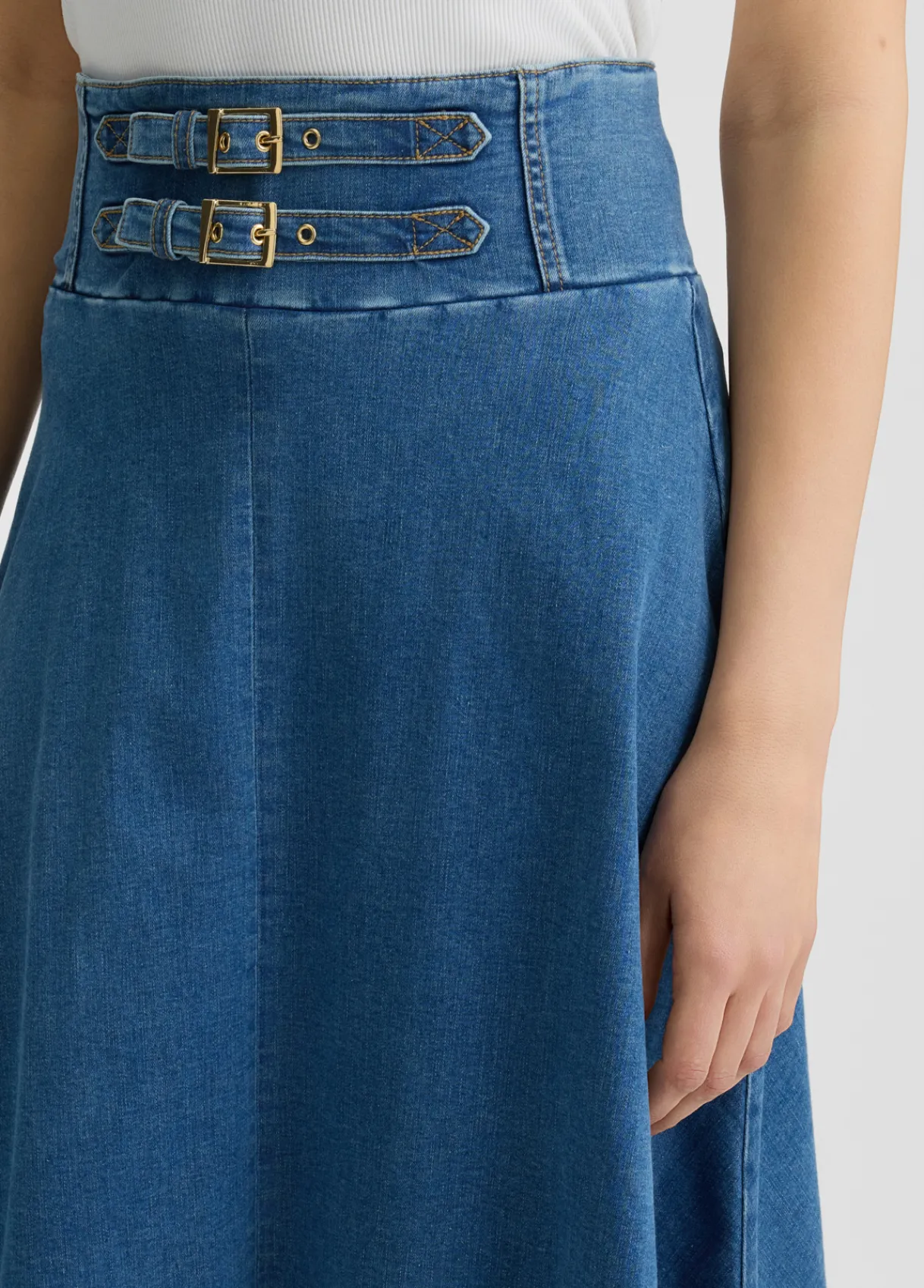 Liu Jo Jupe en toile denim|Femme Jupes