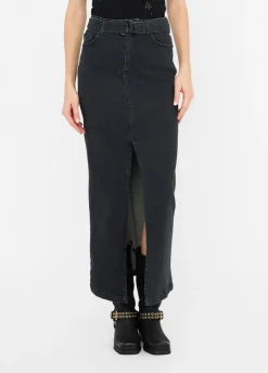 Liu Jo Jupe en toile denim avec ceinture|Femme Jupes
